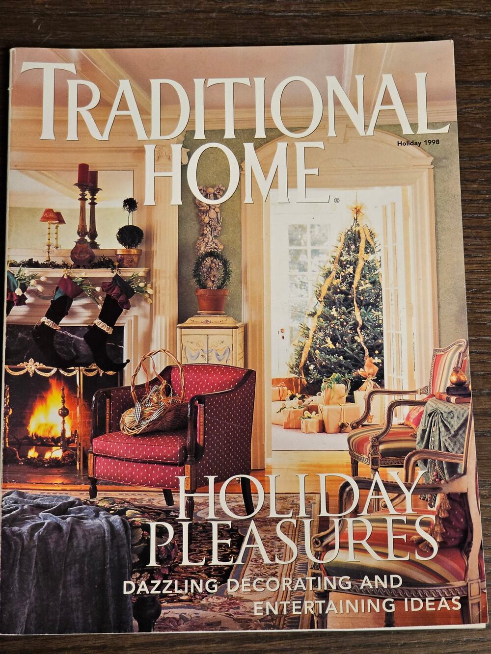 Vintage TRADITIONAL HOME Magazine Holiday December 1998 Dazzling Decorating